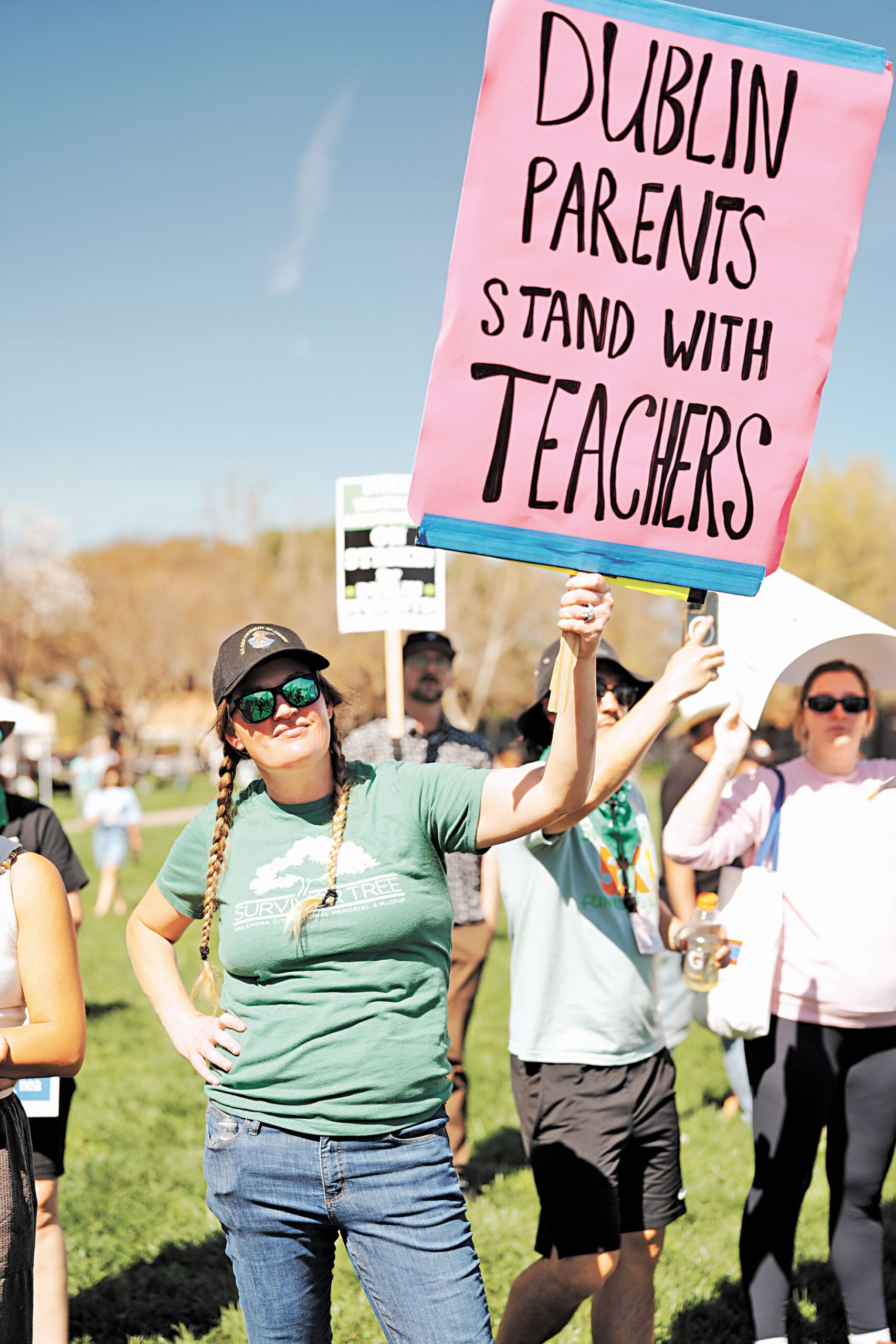 東灣都柏林（Dublin）聯合校區教師罷工。資料圖片/加州教師協會