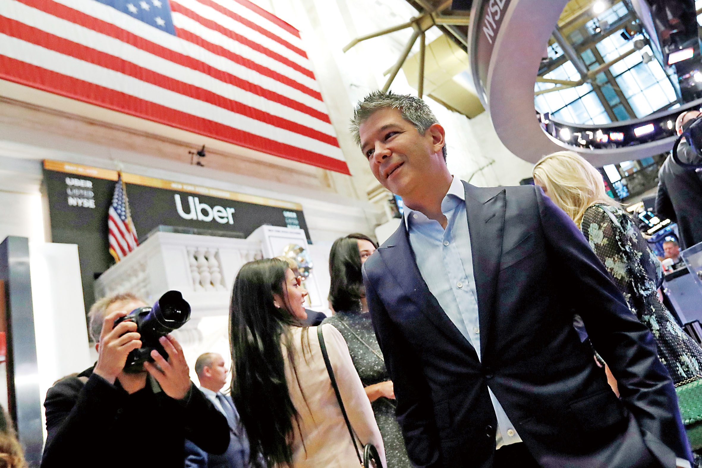 Uber創辦人Travis Kalanick離開公司後，現創立新公司Atoms，並計劃將業務版圖從食品科技擴展至採礦與運輸產業。路透社資料圖片