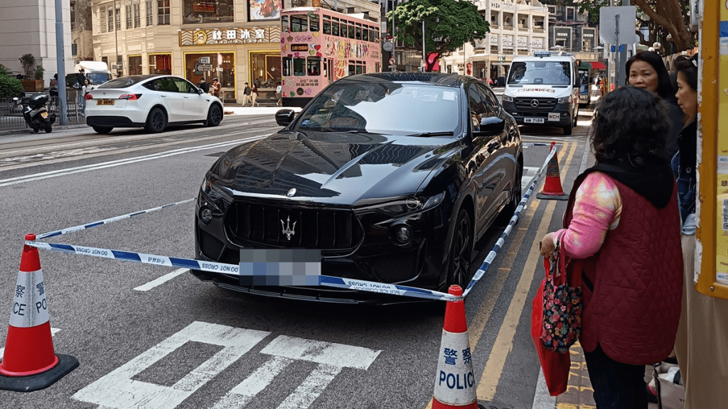 瑪莎拉蒂SUV中環失蹤後於灣仔尋回 警方列未獲授權取用運輸工具