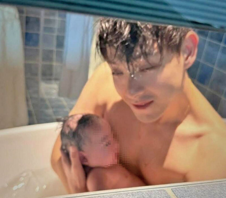 劉品言拍下連晨翔眼睛半眨的醜照。網上圖片