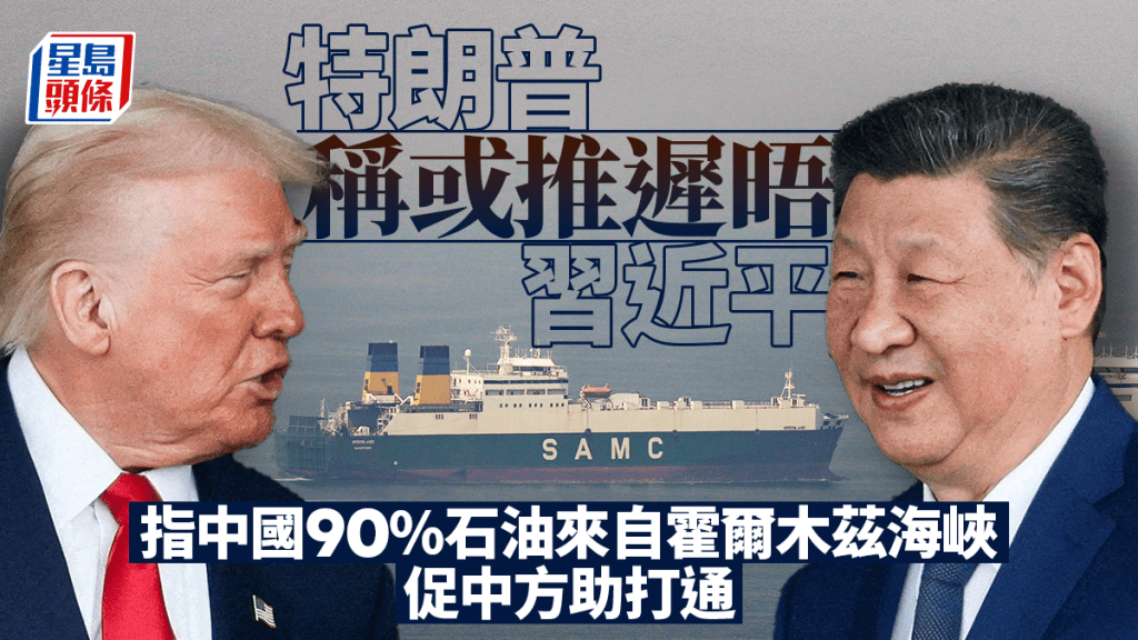 特朗普或推遲與習近平會晤 促北約協助打通霍爾木茲海峽