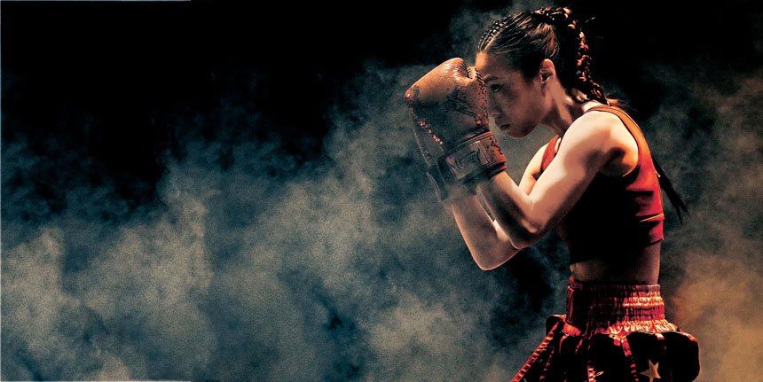 蔡蕙琪去年曾演出又打又唱又跳的音樂劇《擊不倒的她》。