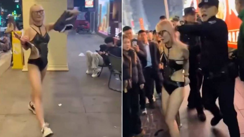 長沙鬧市男女涉不雅行為擾亂秩序 警方以尋釁滋事採取刑事強制措施