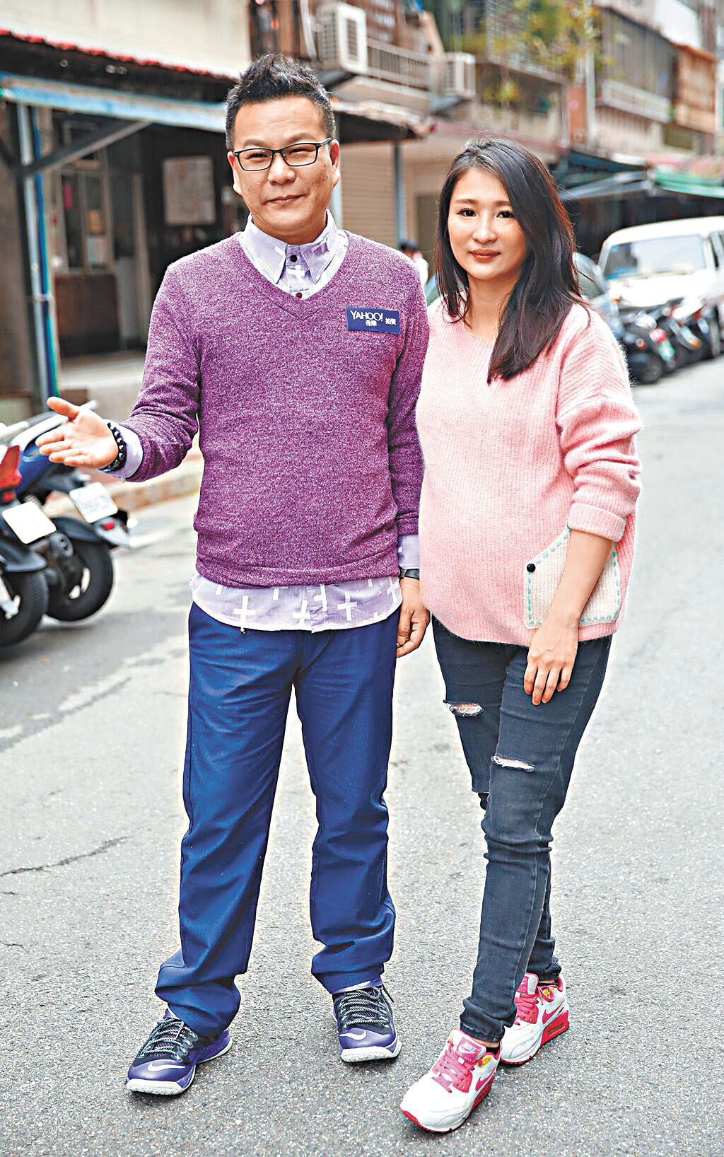 沈玉琳和老婆芽芽感情甜蜜。網上圖片