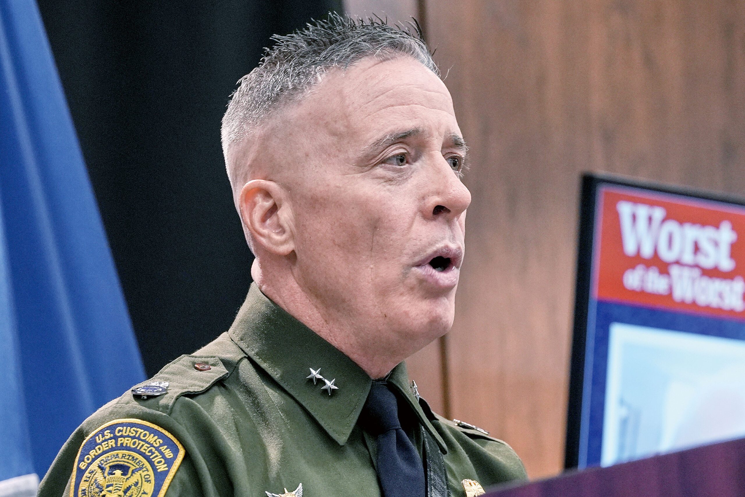 邊境巡邏隊主管博維諾月底退休。美聯社