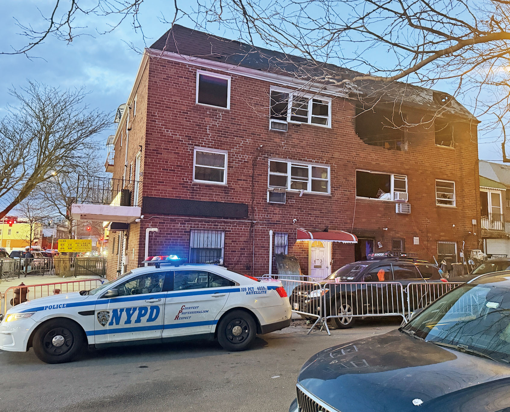 涉事轉角建築外觀。          讀者提供