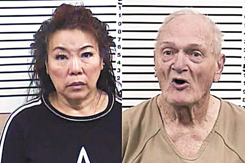 陸雪芳(左，音譯)及肖恩(右)。邦納維爾縣檢察官辦公室