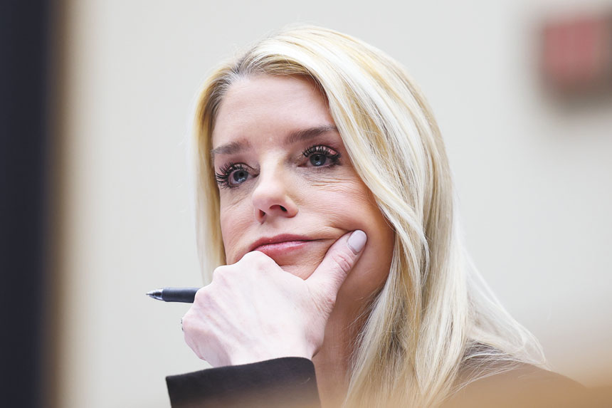 司法部長邦迪被要求4月14日在眾院委員會閉門作證。 美聯社