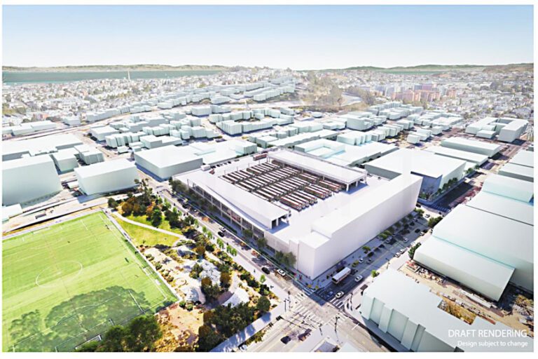 圖為Potrero Yard現代化計劃原始設計圖。 交通局官網