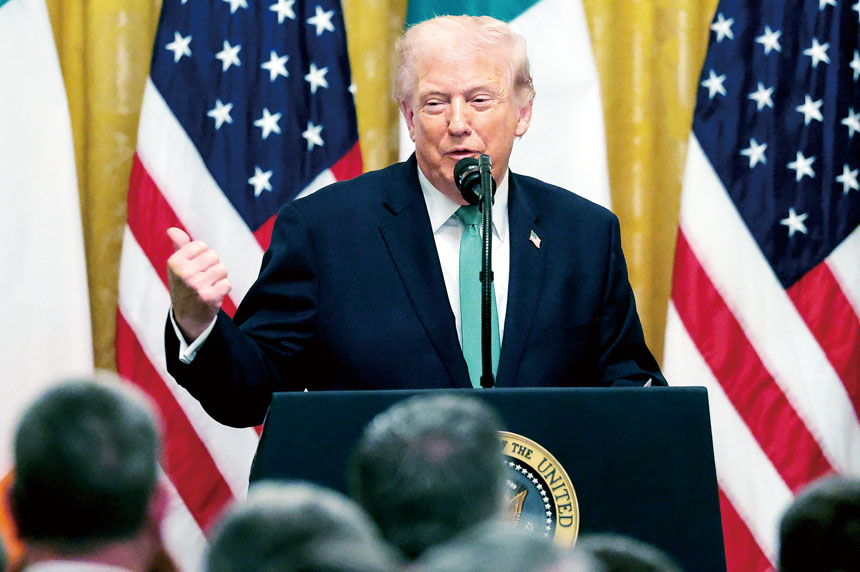 特朗普表示美國不再需要北約國家援助。路透社