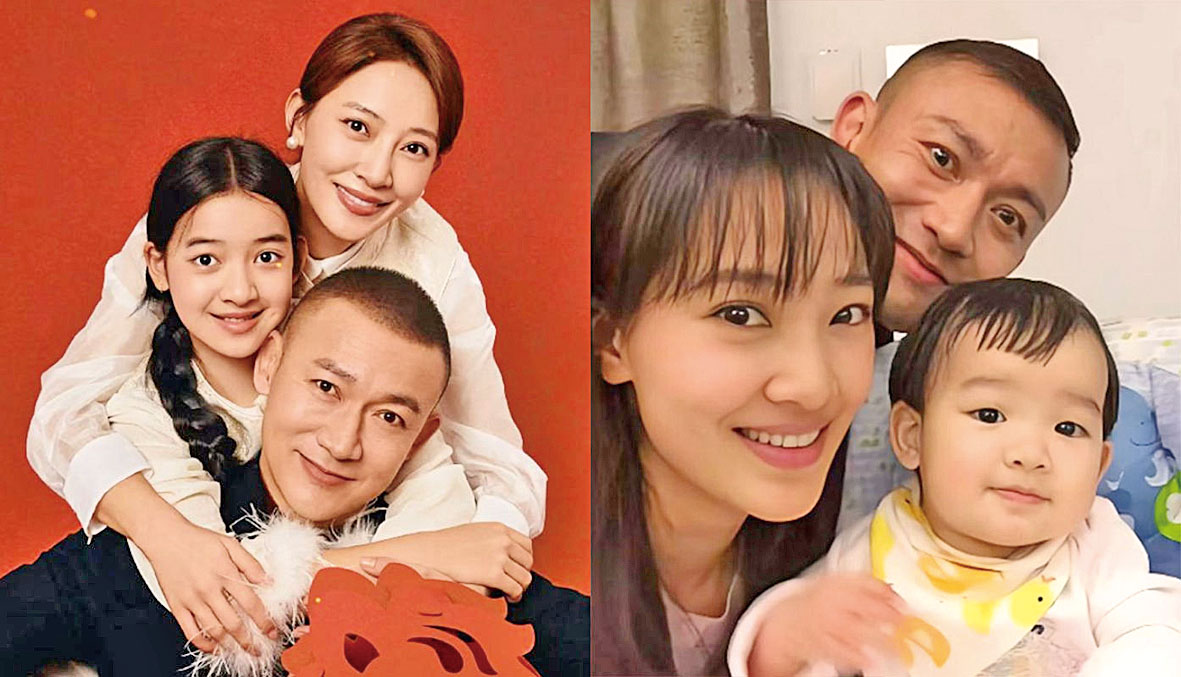 聶遠與妻子共育有兩個女兒。網上圖片