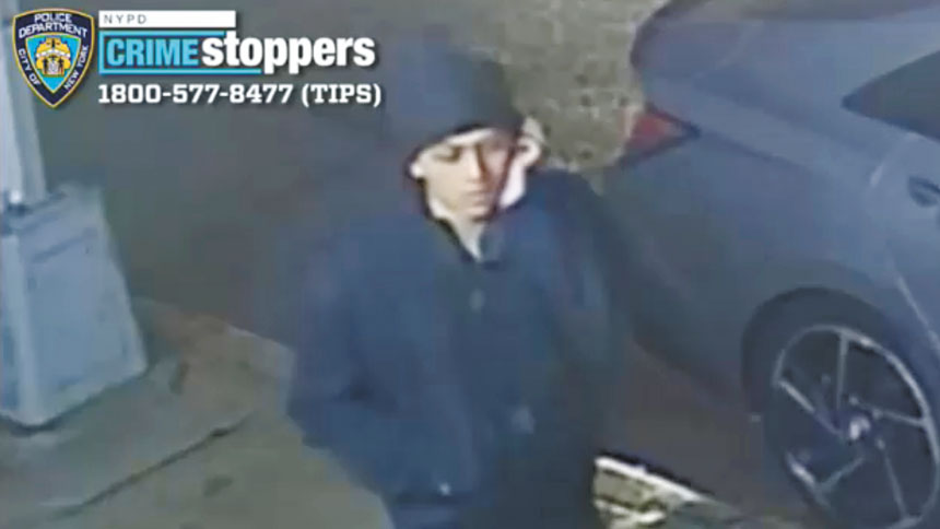 警方發布嫌疑人影像。