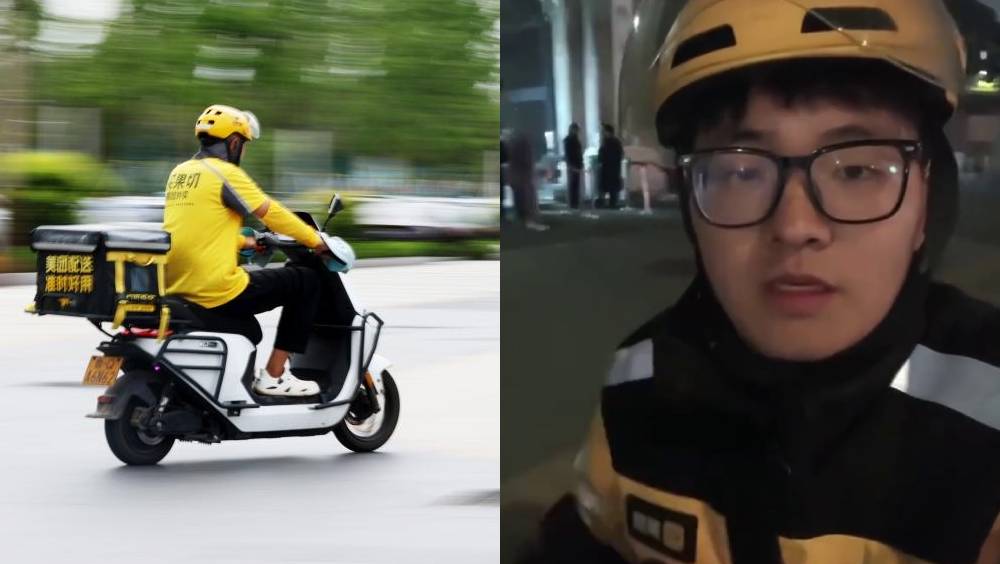 北大畢業生送外賣影片引熱議 平台數據揭示僅工作一天