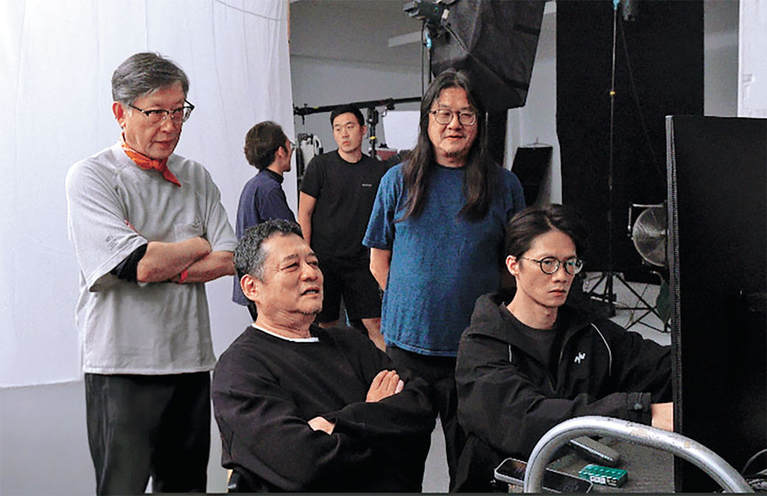 總監製劉偉強（左一）、美術總監張叔平（左二）透露演唱會細節。