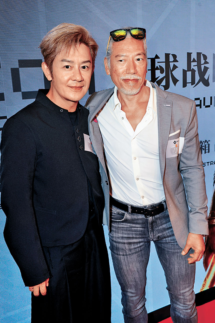 陳浩民（左）、張耀揚齊撐全球首部AI原生電影。