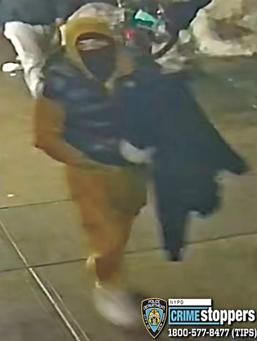 涉犯搶劫罪男嫌。警方提供