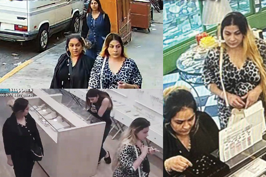 圖為涉案團夥。 NYPD