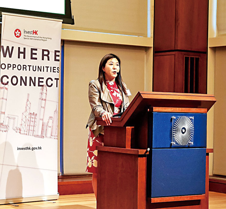 何美智處長致詞。