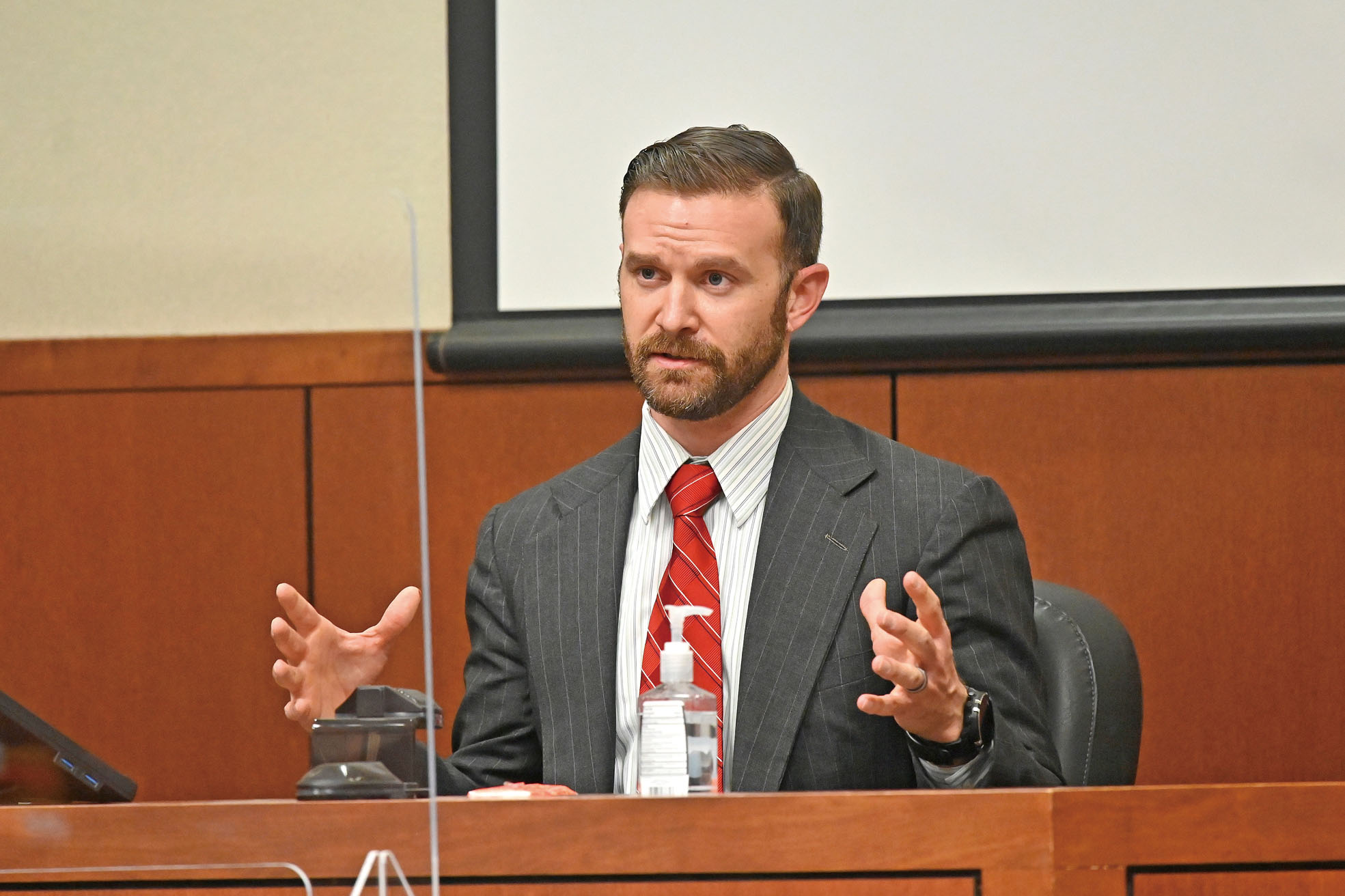 路易斯維爾前警官米尼。美聯社資料圖片