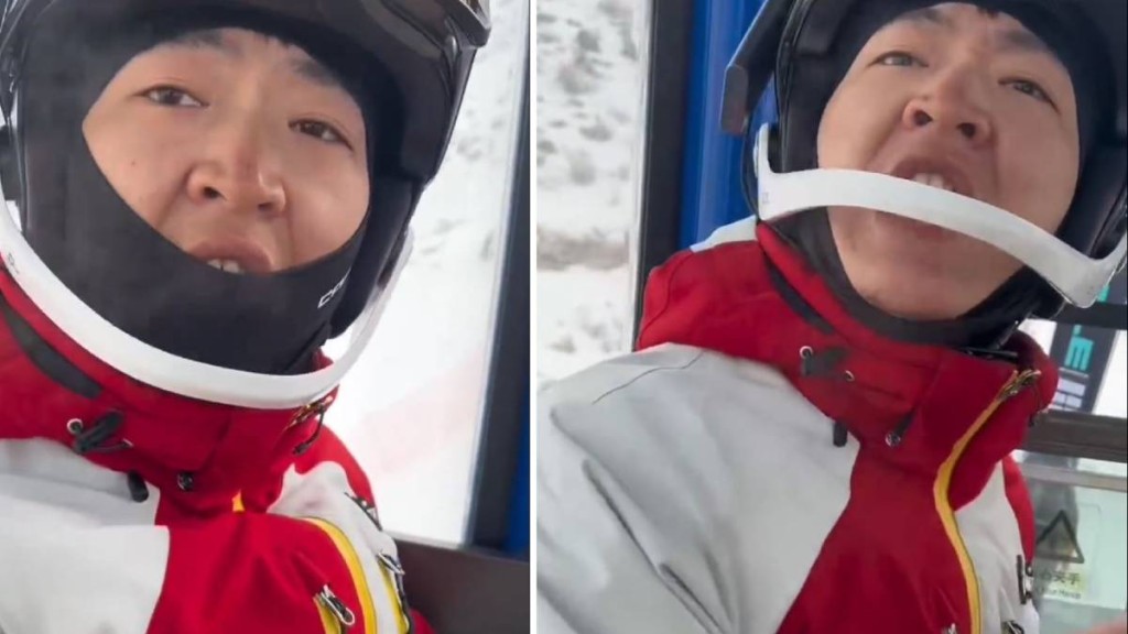 新疆滑雪場纜車乘客違規吸煙引衝突 涉事遊客被限制入園