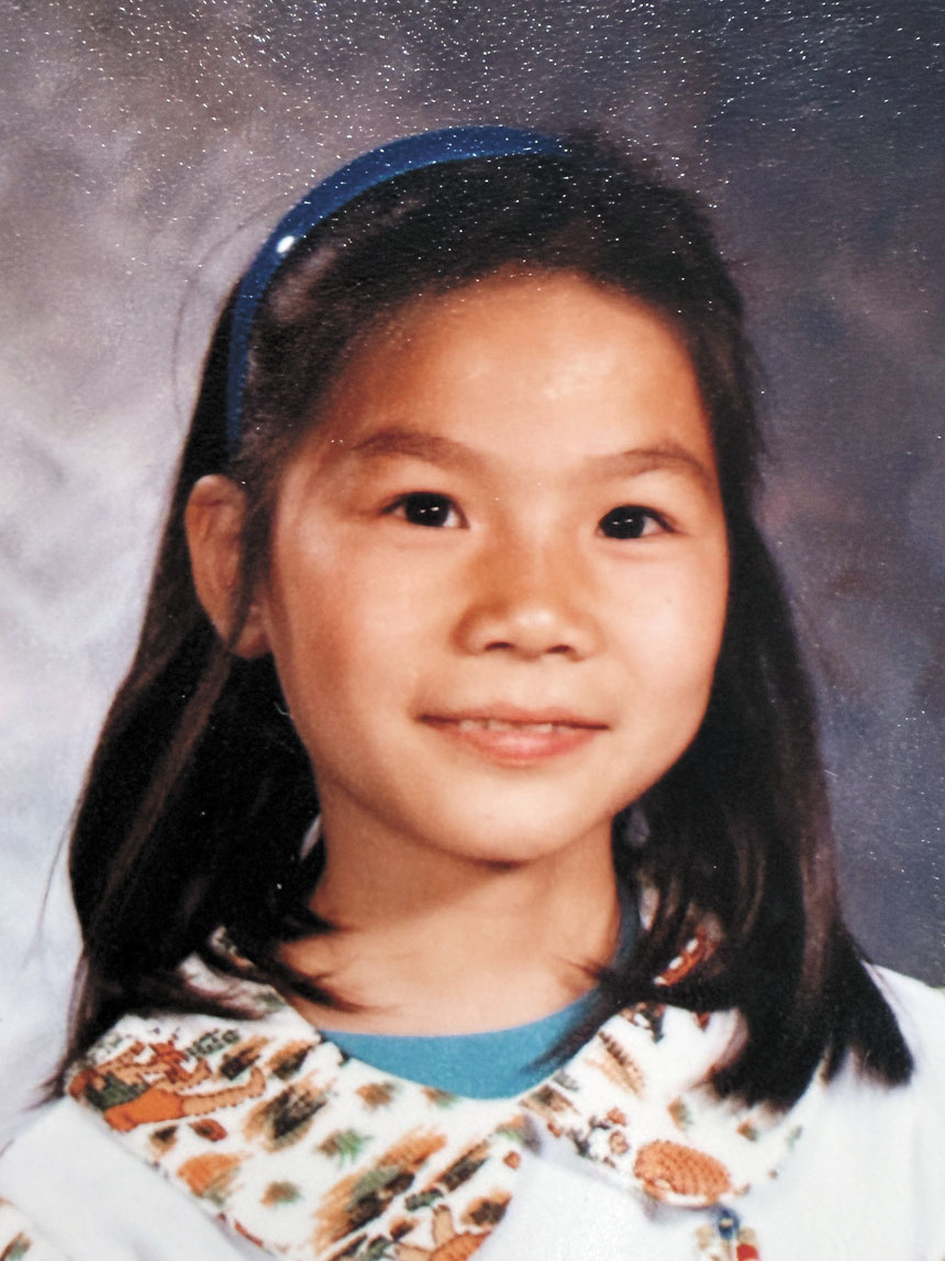 黃慕卿7歲時攝於三藩市，彼時一家人剛在這座城市落腳未久。受訪者提供