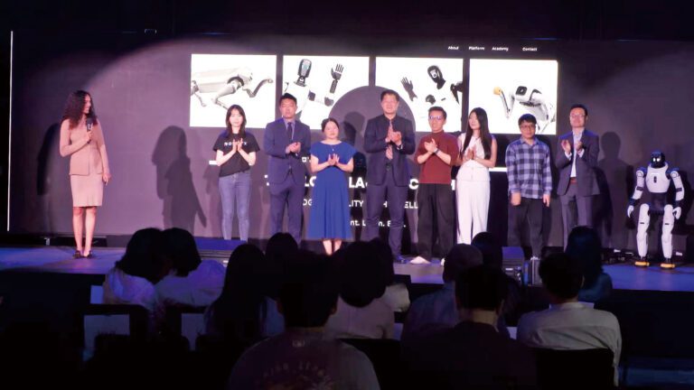 展示會主辦方管理與技術團隊集體亮相。記者陸新攝