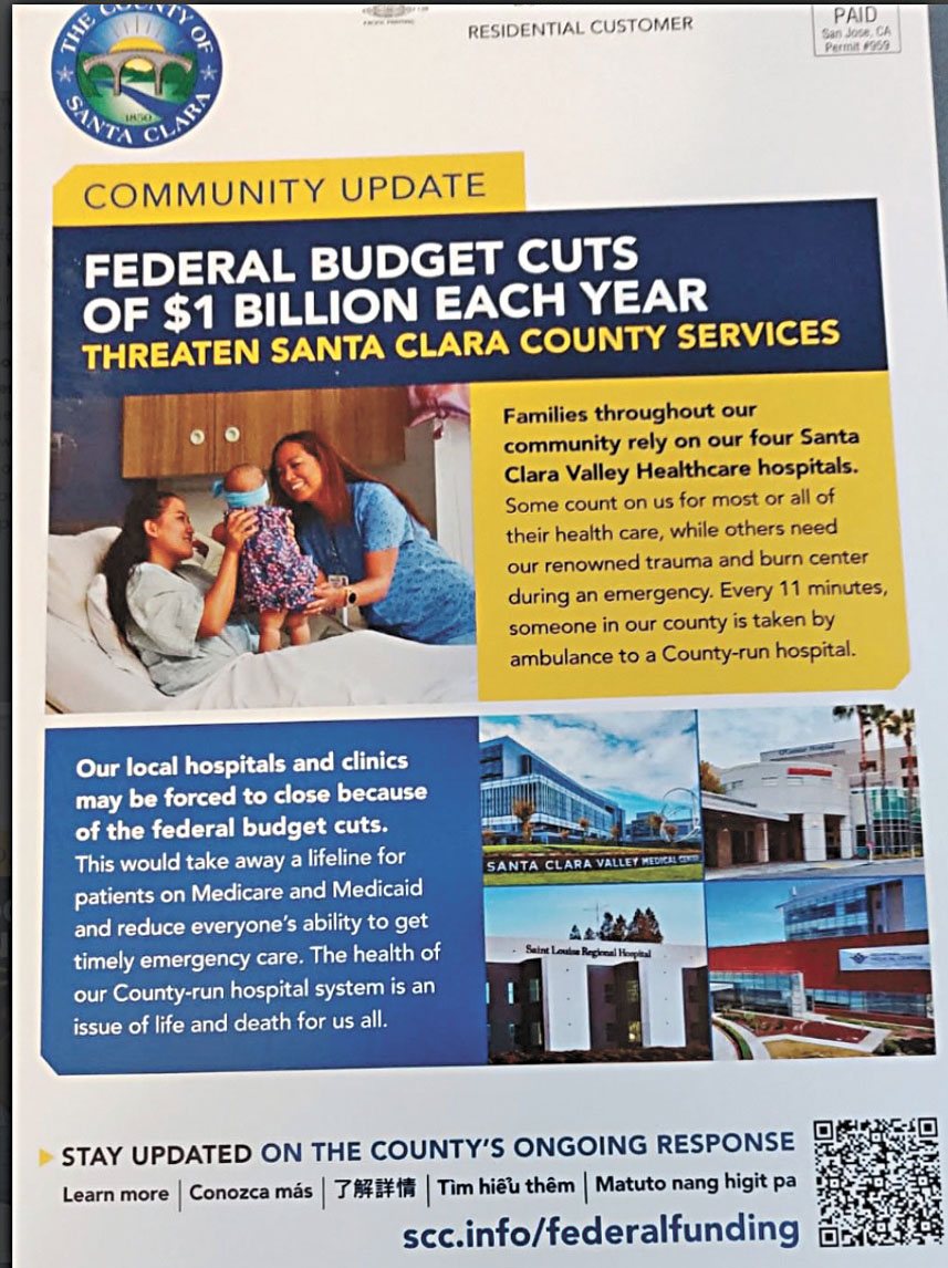 聖他克拉縣在A提案投票前向民眾宣講公立醫療系統面臨的困境。本報資料圖