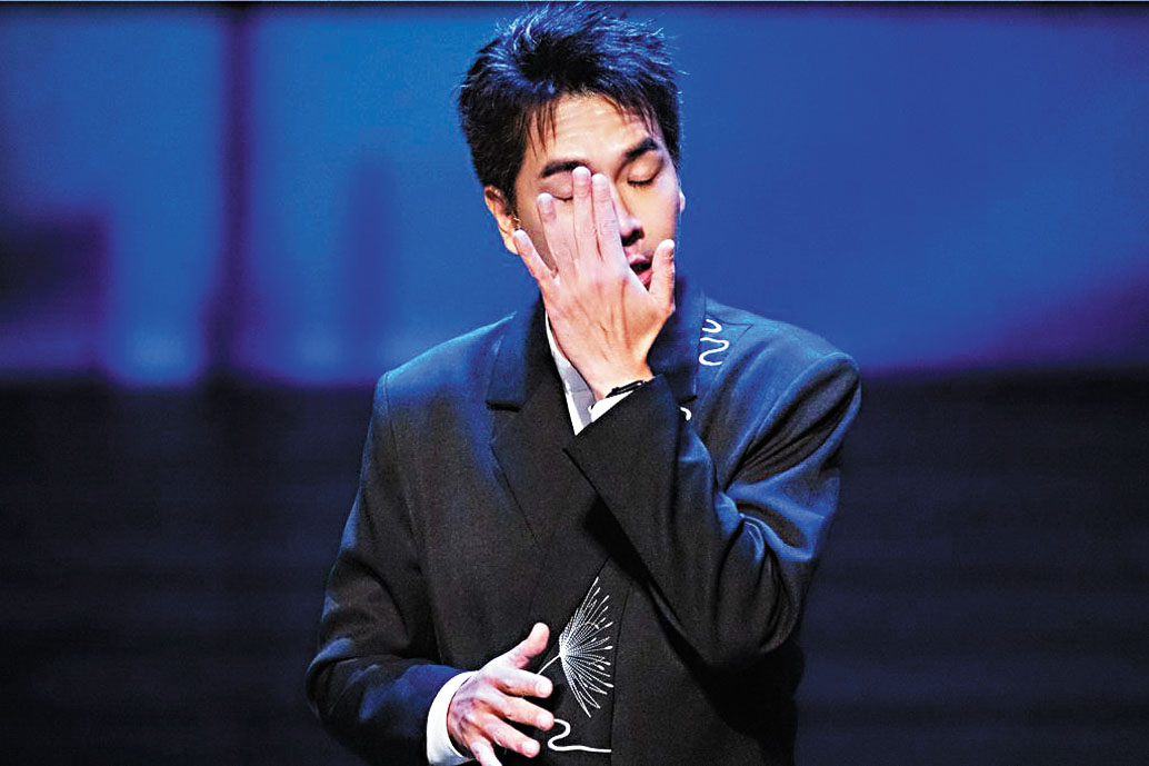 王傳一講到思女之情激動落淚。網上圖片