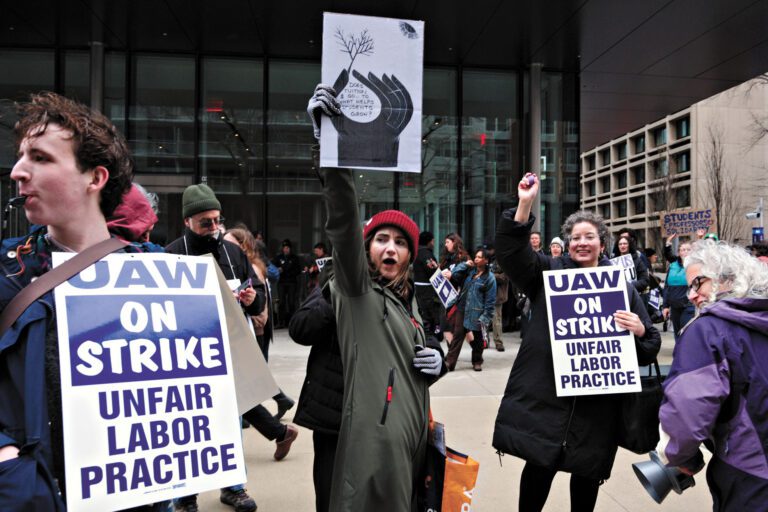 非終身職教授承擔了三成教學量，卻僅佔全體教職員工資的2%。 Marco Postigo Storel/紐約時報