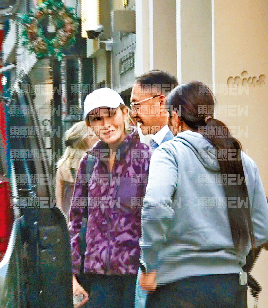 李嘉欣與老公許晉亨甜蜜拍拖。《東周刊》圖片