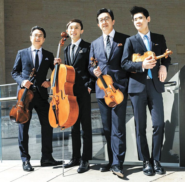 上海四重奏成員。 檔案圖片