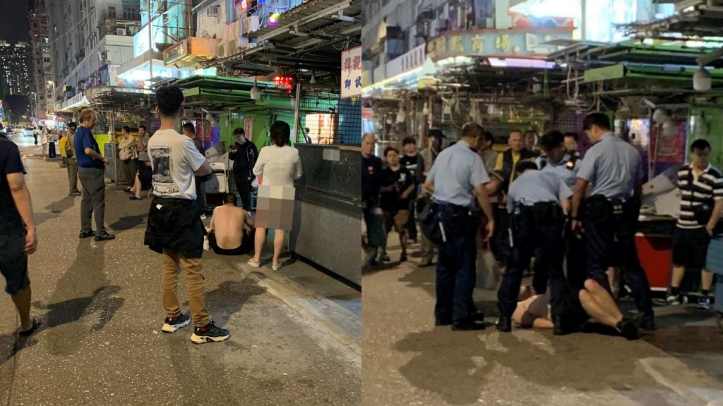 深水埗男子涉偷竊女子手機 警員到場制服拘捕