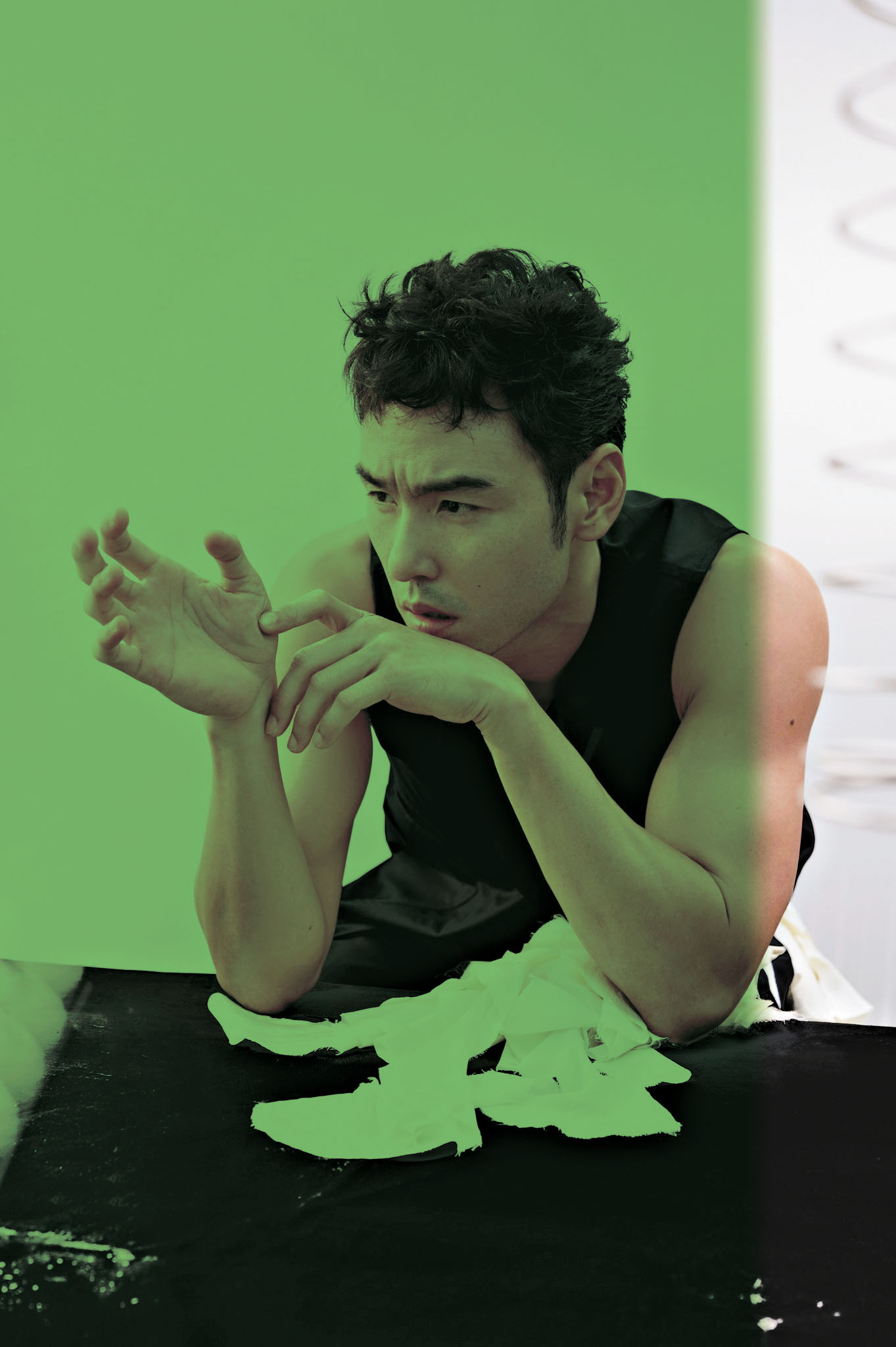 ■阮經天身材健碩。網上圖片