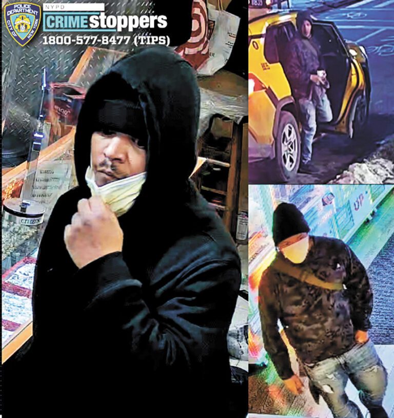 圖為涉案男嫌。 NYPD