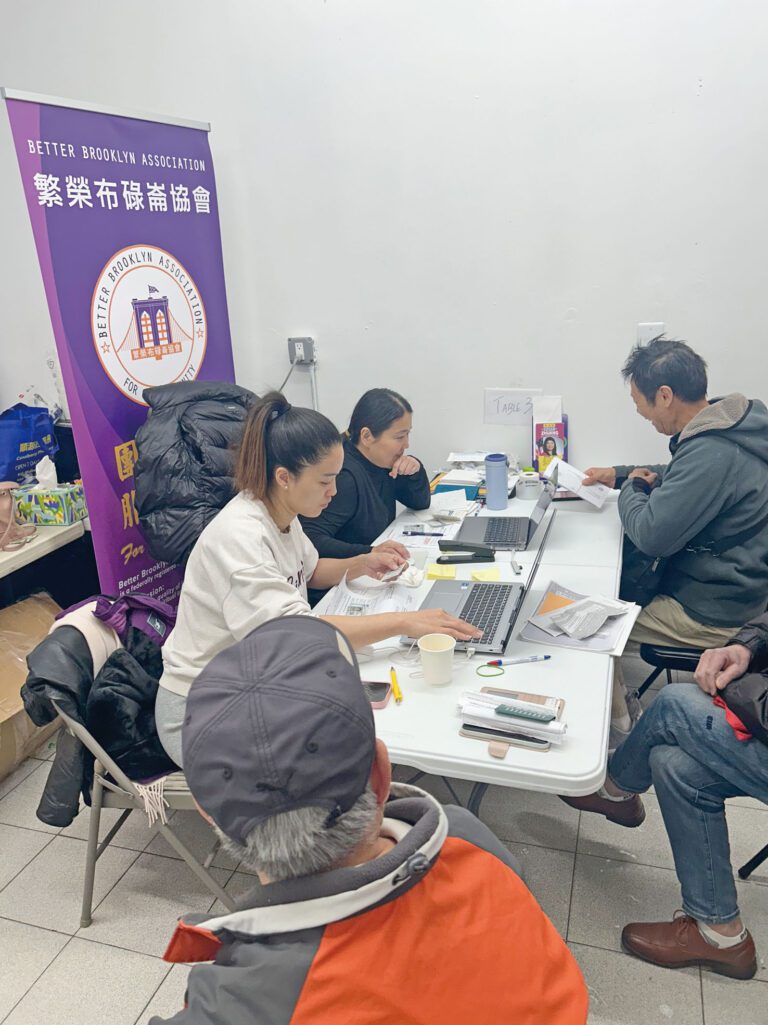 繁榮布碌崙協會24日鼓勵民眾報名參與31日免費報稅活動。繁榮布碌崙協會提供