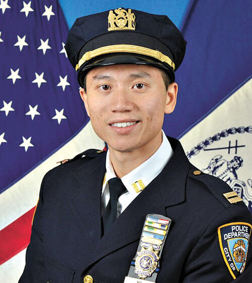 圖為即將晉升副督察的伍永耀。 NYPD