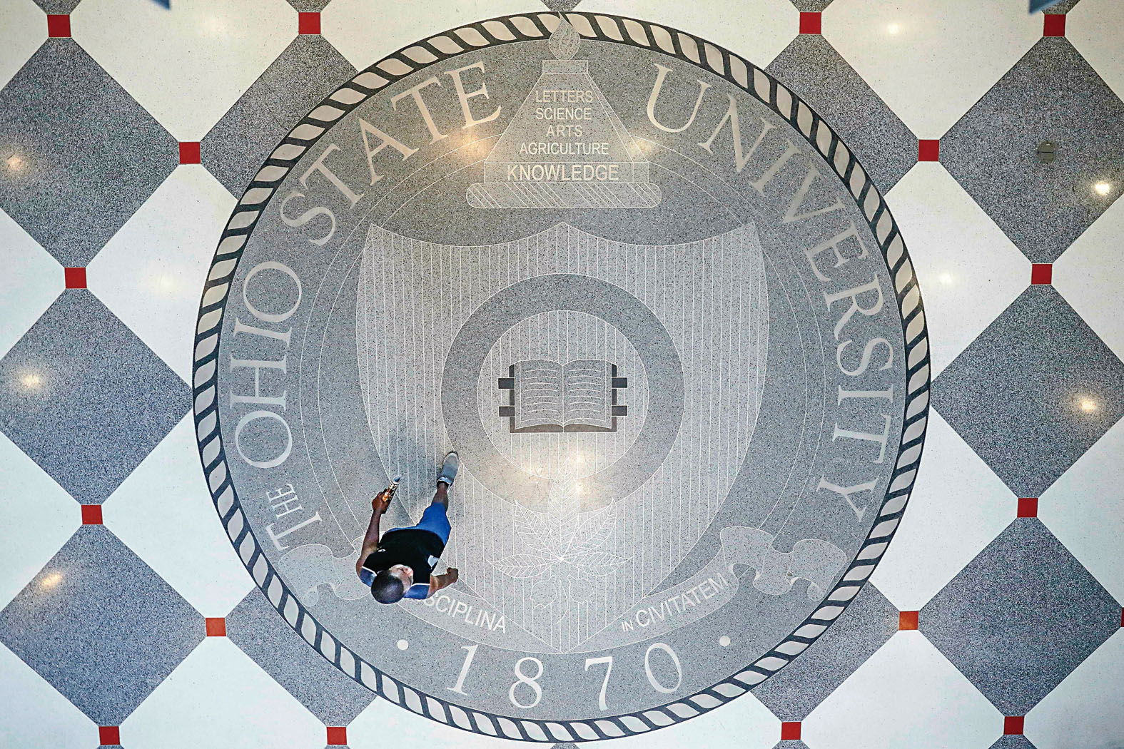 圖為俄亥俄州立大學。美聯社資料圖片