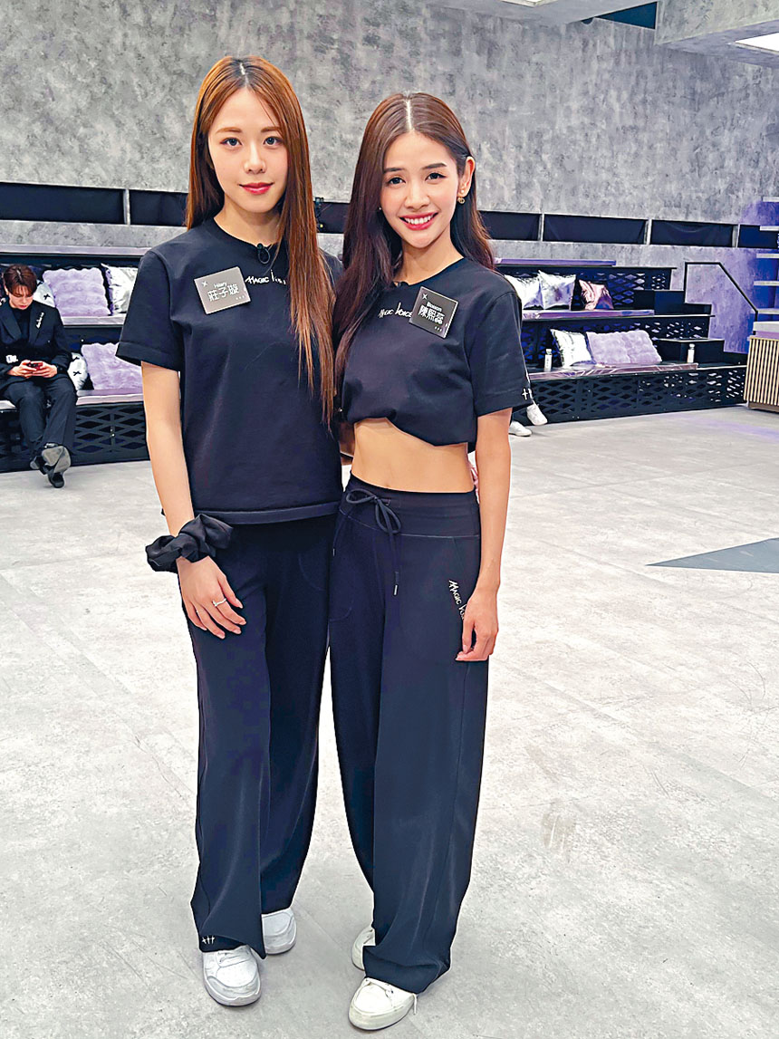 ■莊子璇（左）自認唱歌要由基本功學起。