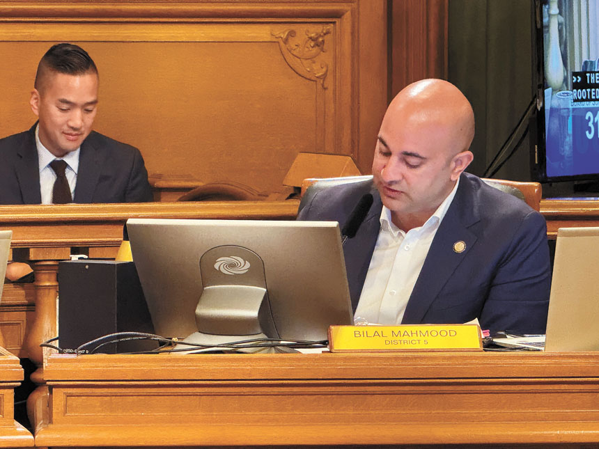 市參事馬百樂表示,要求核實聯邦特工身份「是最基本的保障措施」。本報資料圖/記者陳程威攝