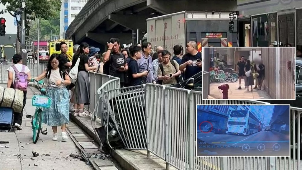 屯門私家車切線失控撞欄再撞巴士 20歲司機涉六宗罪被捕