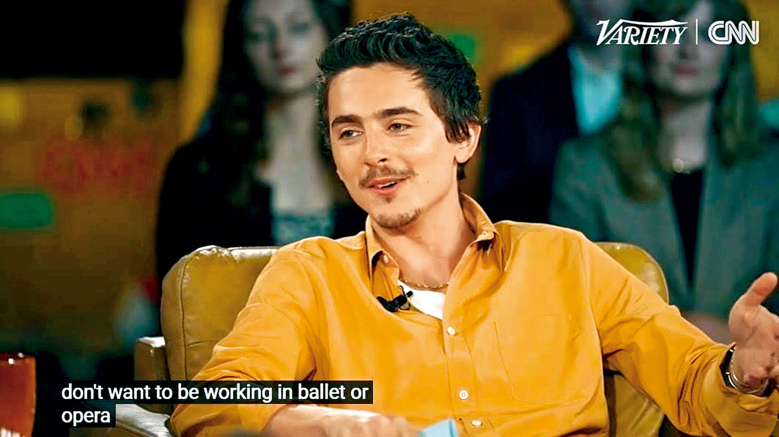 甜茶在活動上，發表「無人在意芭蕾舞和歌劇」論，辣㷫整個表演及演藝界。