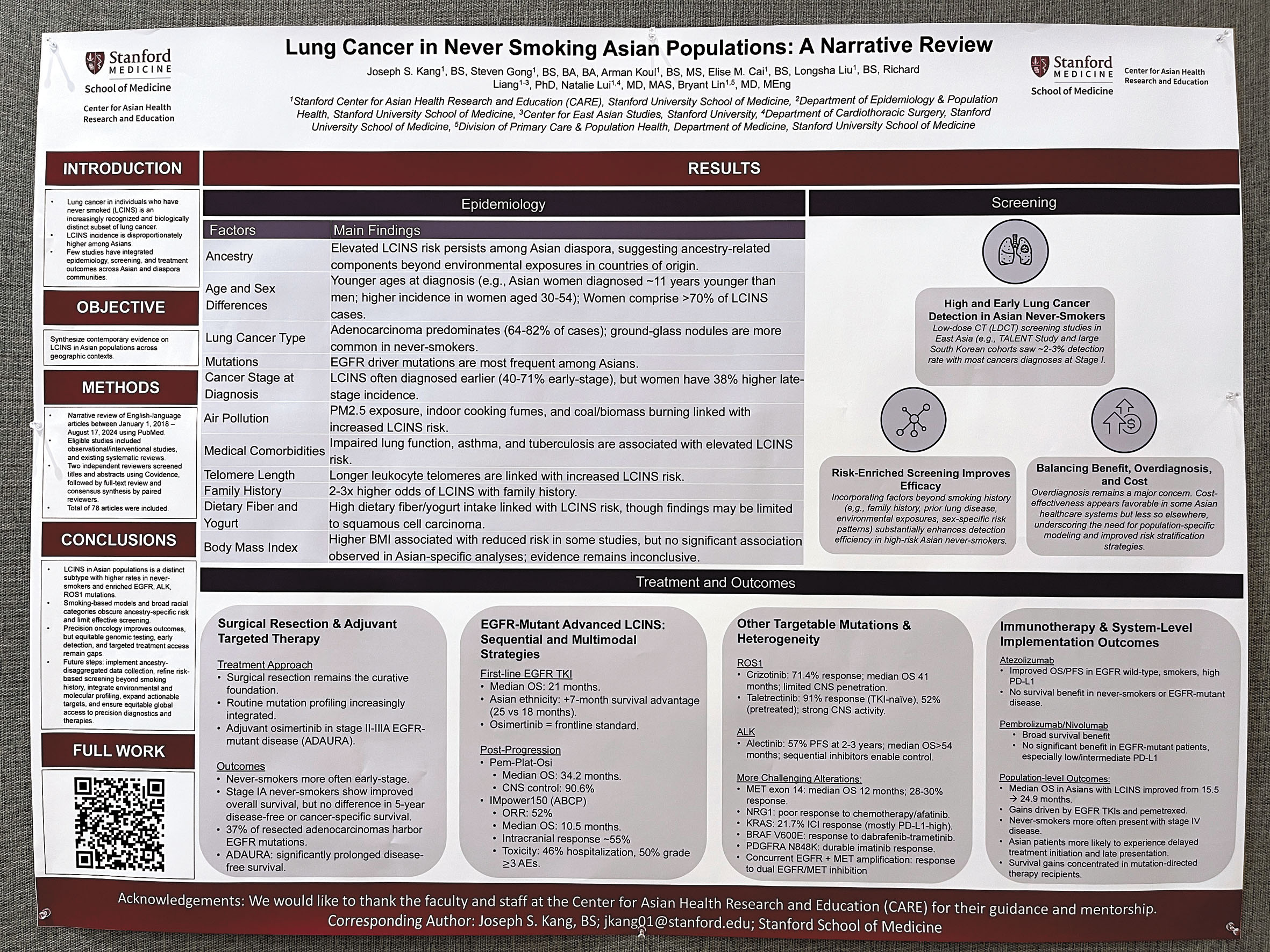 高峰會聚焦從不吸煙亞裔肺癌患者的調查和研究。記者王蔚攝