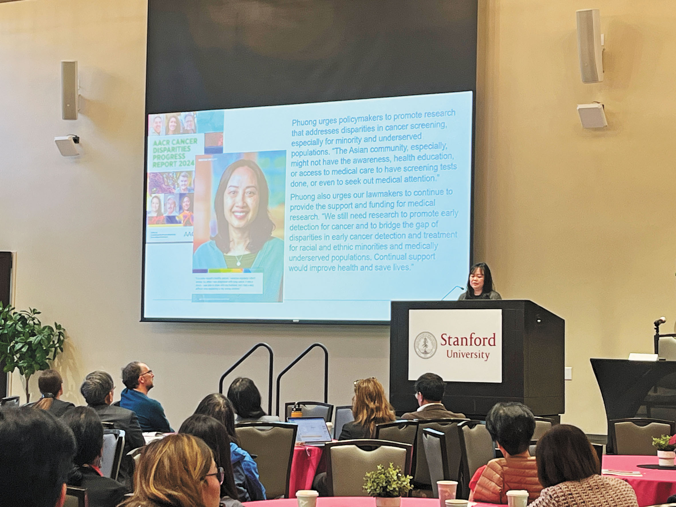 史大亞裔健康研究與教育中心（CARE）今年第二度舉辦國際肺癌高峰會。記者王蔚攝