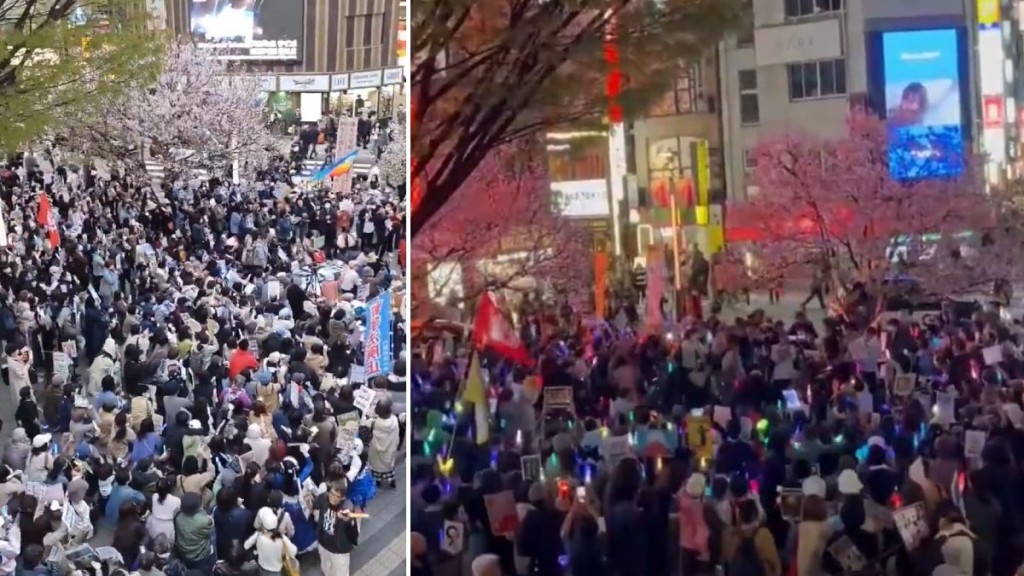 日本自衛隊員涉闖中國使館 東京民眾集會促政府道歉