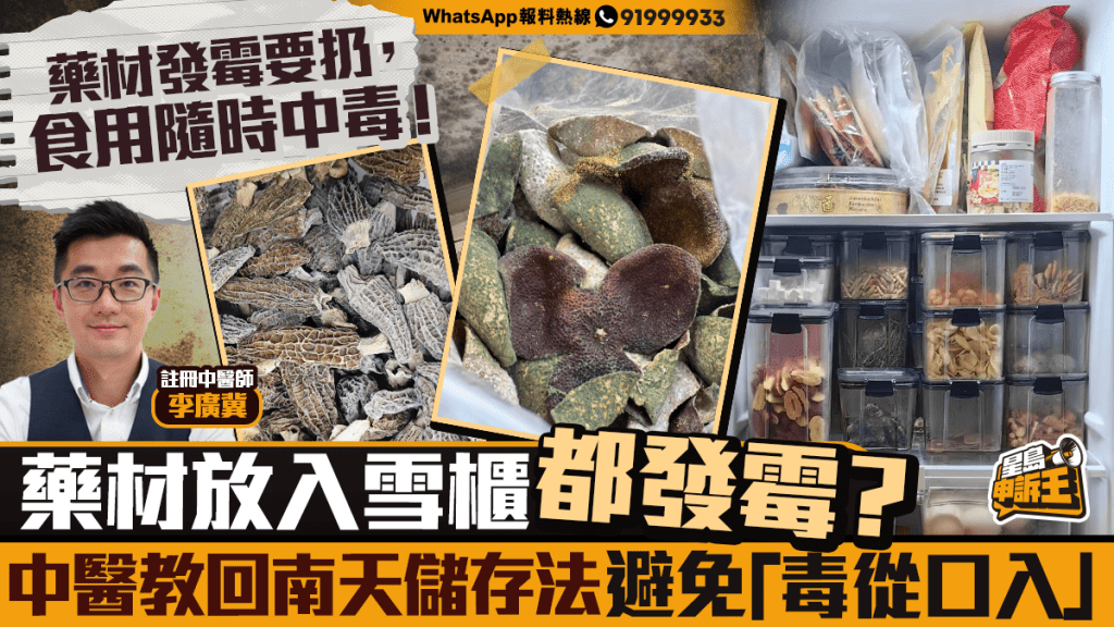 回南天藥材防潮防蟲指南 中醫拆解保存誤區與正確方法