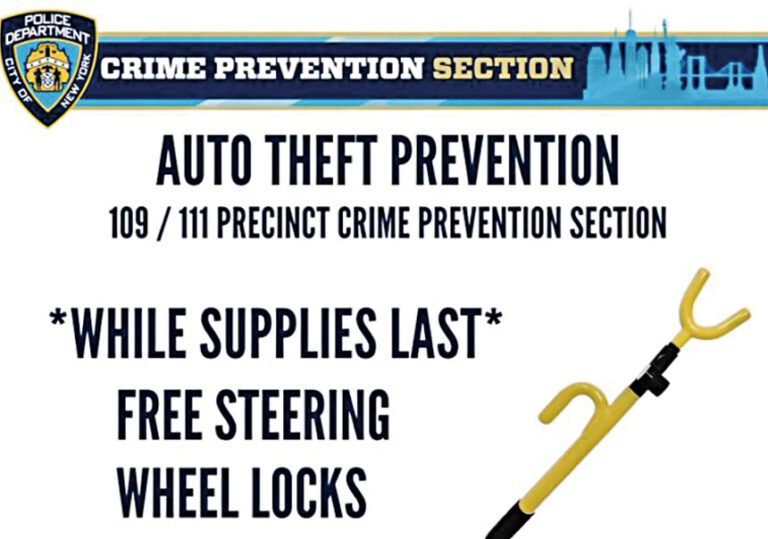 圖為方向盤鎖示意，警方將於活動中免費發放。圖片來源：警方活動海報