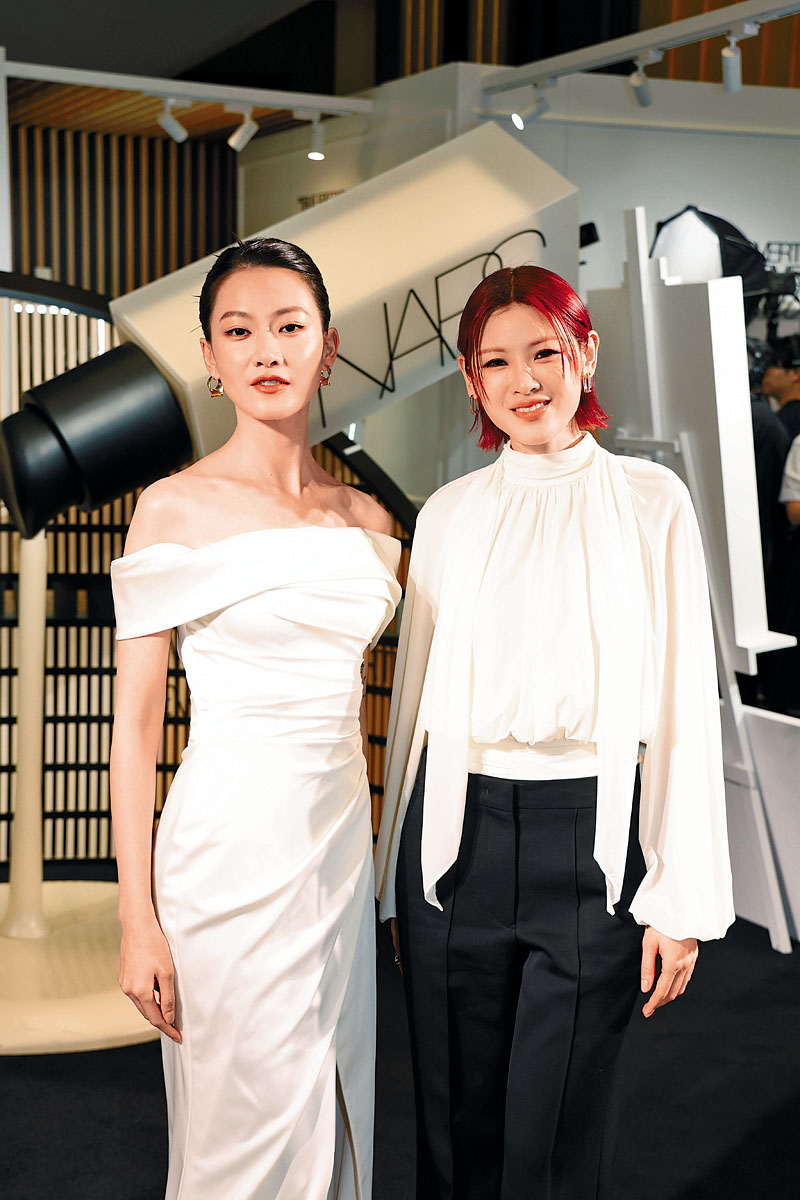 ■廖子妤（左）與陳蕾齊齊入圍金像獎，兩位都抱平常心。