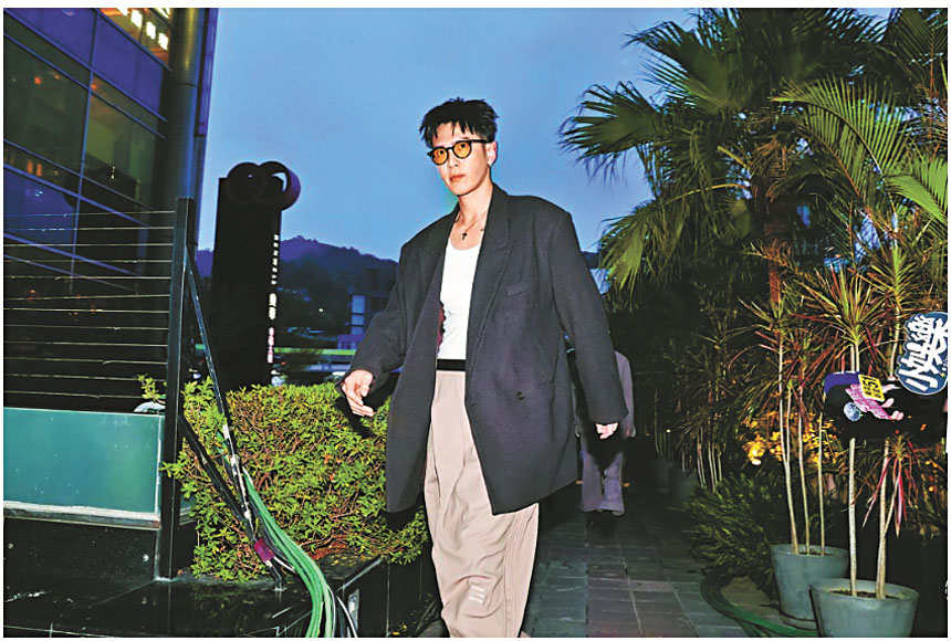 柯震東出席好友禾浩辰婚禮。網上圖片