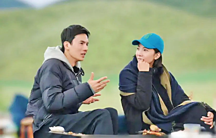 兩人因綜藝《再見愛人》被觀眾熟知。資料圖片