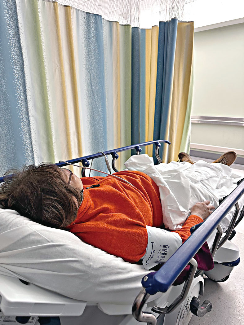 受傷華裔老婦29日晚入院治療。   莊文怡辦公室提供